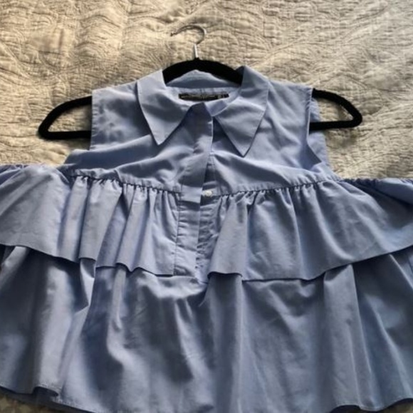 Zara Cold Shoulder Top - Picture 4 of 4